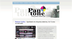 Desktop Screenshot of pantonegrafica.com.br